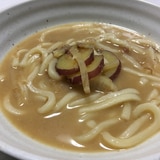 残りの味噌汁de味噌煮込みうどん！